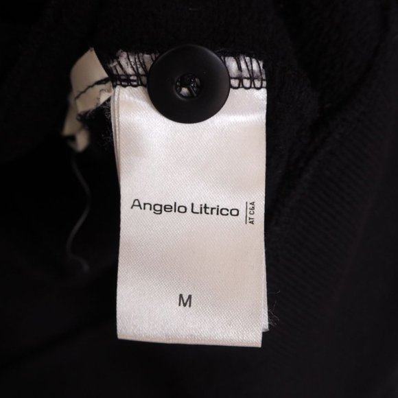 Angelo Litrico Black Moto Bomber Jacket Size M - Picture 7 of 7